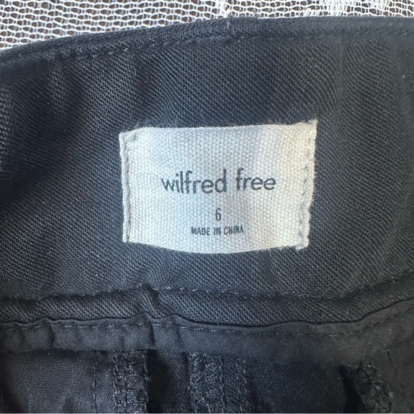 Aritzia Wilfred Free Ascendant High Rise Utility  Pant in black Sz 6 - Picture 11 of 14